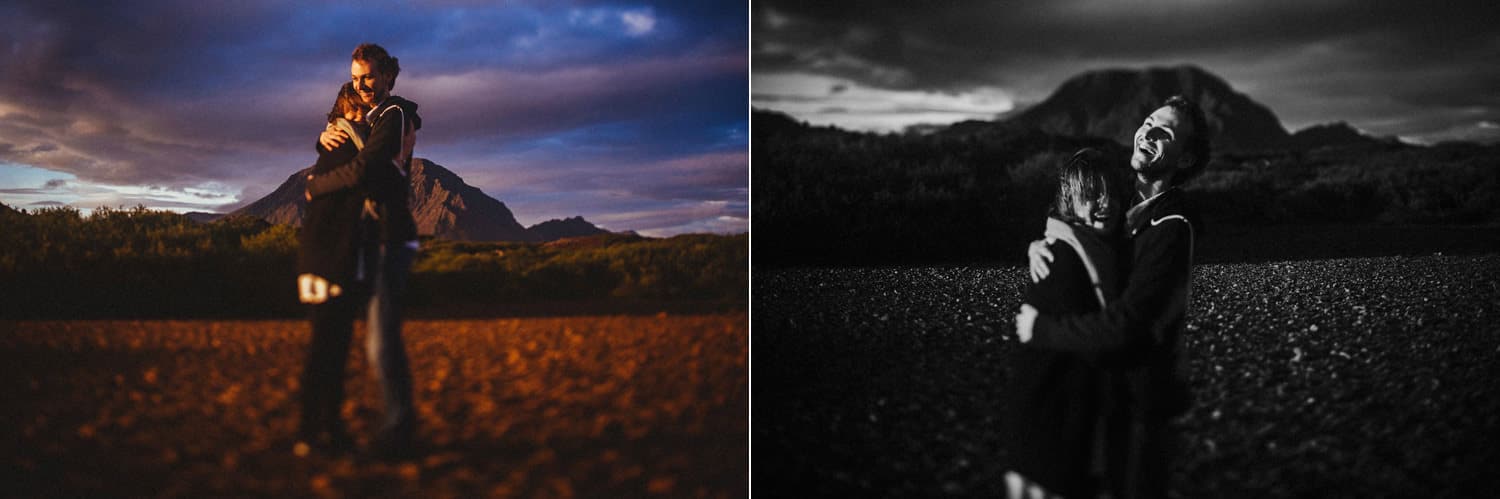 iceland engagement session